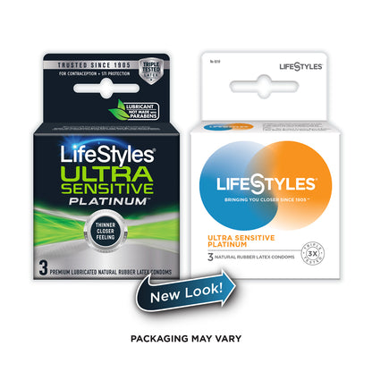 Lifestyles Ultra Sensitive Platinum 3Pk