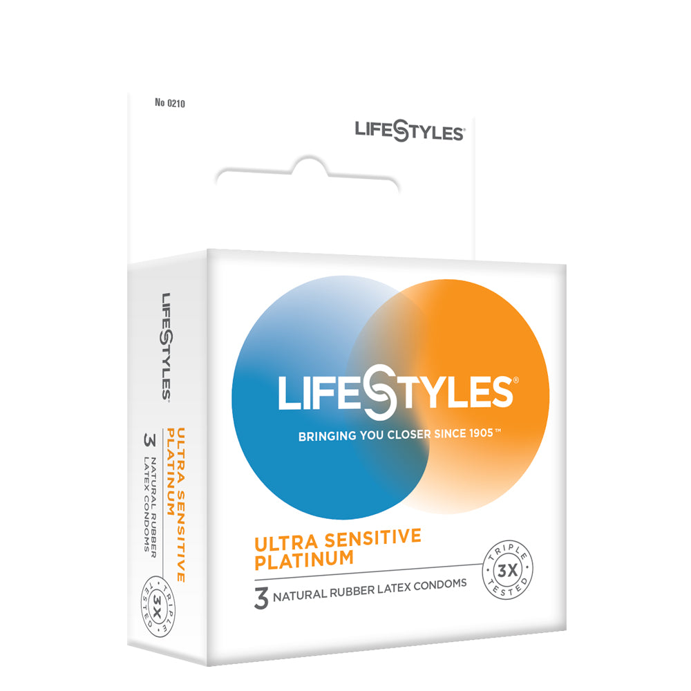 Lifestyles Ultra Sensitive Platinum 3Pk