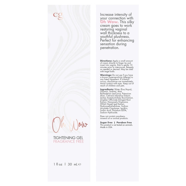 CG Oh Wow Tightening Gel Au Natural 1 oz.