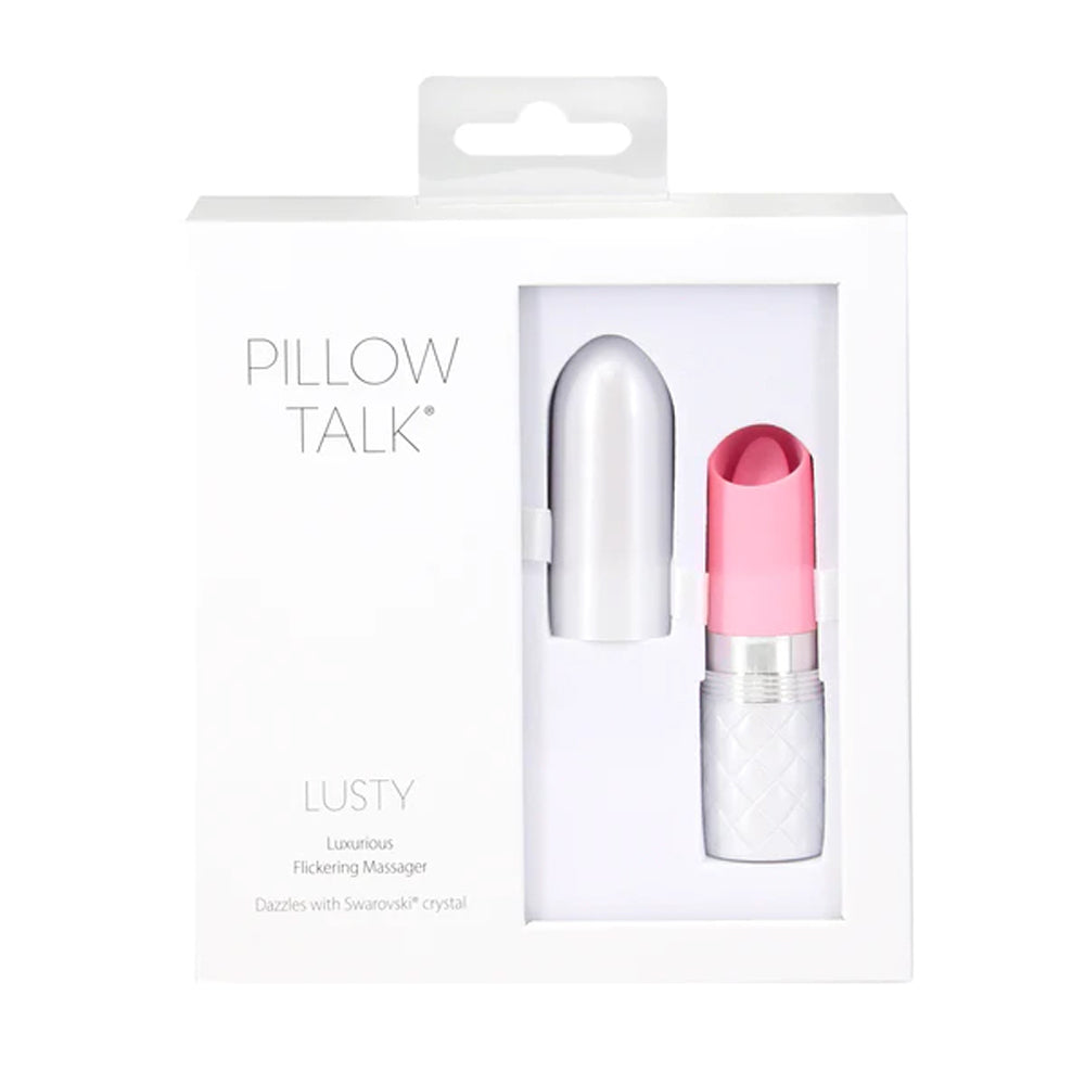 Pillow Talk Lusty Luxurious Flickering Massager Pink