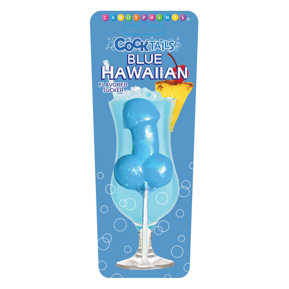 Blue Hawaiian Cocktail Sucker